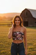 BYO Pink Camo Tube Top